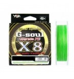Шнур плетеный YGK G-SOUL UPGRADE PE X8 150m 1.2 light-green